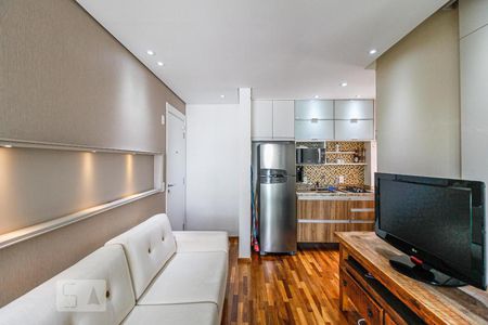 Sala de apartamento para alugar com 1 quarto, 45m² em Campo Belo, São Paulo