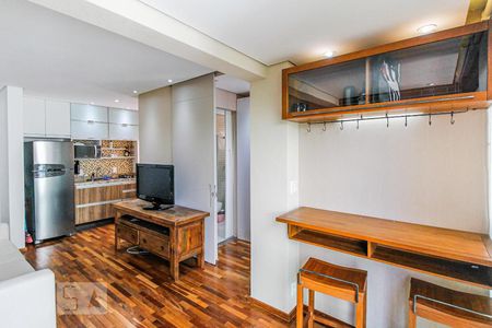 Sala de apartamento para alugar com 1 quarto, 45m² em Campo Belo, São Paulo