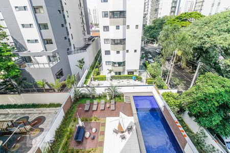 Vista Varanda de apartamento para alugar com 1 quarto, 45m² em Campo Belo, São Paulo