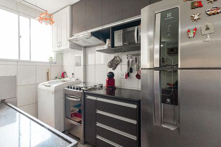 Cozinha de apartamento à venda com 2 quartos, 44m² em Maria Virgínia, Belo Horizonte