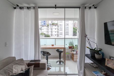 Varanda da Sala de apartamento para alugar com 1 quarto, 60m² em Anchieta, Belo Horizonte