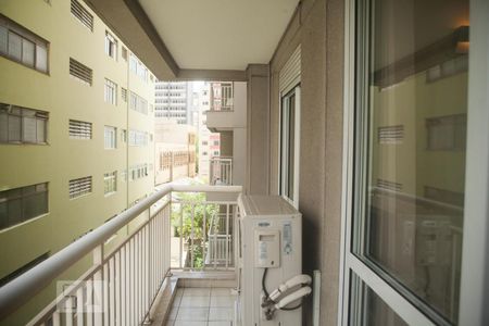 Varanda da Sala de apartamento para alugar com 2 quartos, 55m² em Bela Vista, São Paulo