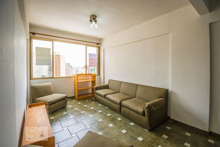 Sala de apartamento para alugar com 1 quarto, 56m² em Cambuí, Campinas