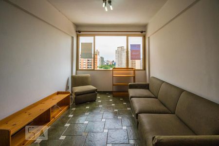 Sala de apartamento para alugar com 1 quarto, 56m² em Cambuí, Campinas