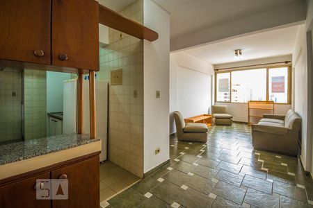 Sala de apartamento para alugar com 1 quarto, 56m² em Cambuí, Campinas