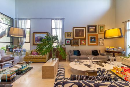 Sala de casa de condomínio à venda com 4 quartos, 502m² em Alphaville, Santana de Parnaíba