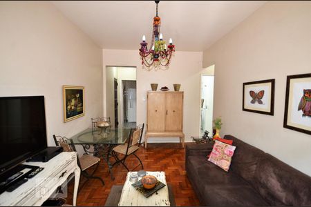 Sala de apartamento à venda com 2 quartos, 72m² em Humaitá, Rio de Janeiro