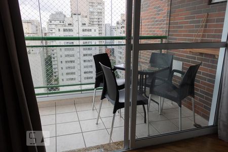 Varanda de apartamento à venda com 1 quarto, 45m² em Bela Vista, São Paulo