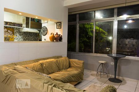 Sala 2 de apartamento para alugar com 3 quartos, 110m² em Aparecida, Santos