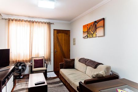 Sala de casa à venda com 2 quartos, 69m² em Vila Homero Thon, Santo André