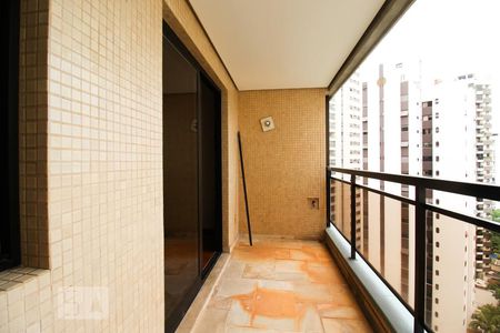 Varanda da Sala de apartamento para alugar com 3 quartos, 130m² em Indianópolis, São Paulo