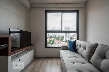 Sala de kitnet/studio para alugar com 1 quarto, 28m² em Cidade Monções, São Paulo
