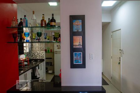 Sala e Cozinha de apartamento à venda com 2 quartos, 65m² em Leblon, Rio de Janeiro