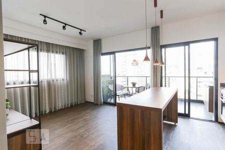 Sala de apartamento para alugar com 2 quartos, 67m² em Pinheiros, São Paulo