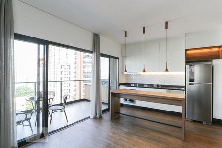 Sala de apartamento para alugar com 2 quartos, 67m² em Pinheiros, São Paulo