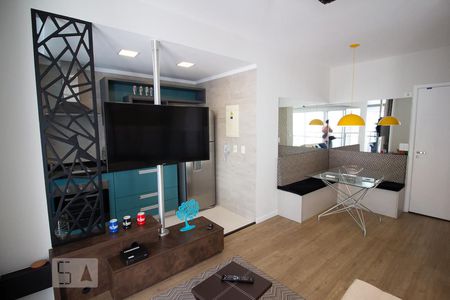 Sala de apartamento para alugar com 1 quarto, 50m² em Centro, Jundiaí