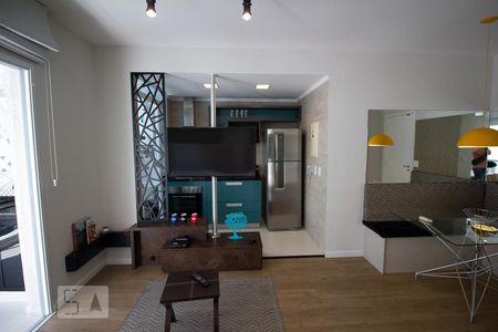 Sala de apartamento para alugar com 1 quarto, 50m² em Centro, Jundiaí