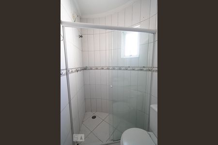 Detalhes do Banheiro da Suíte de casa de condomínio à venda com 2 quartos, 67m² em Vila Humaitá, Santo André