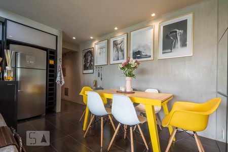 Sala de apartamento à venda com 1 quarto, 70m² em Brooklin Paulista, São Paulo