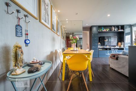 Sala de Jantar de apartamento à venda com 1 quarto, 70m² em Brooklin Paulista, São Paulo