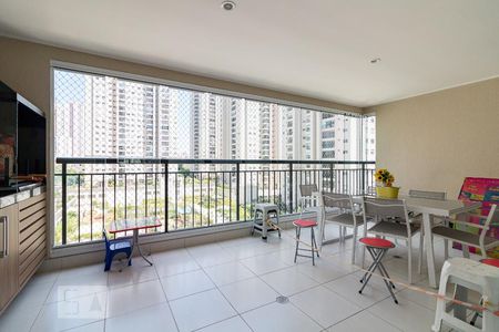 Varanda gourmet de apartamento à venda com 3 quartos, 154m² em Jardim Flor da Montanha, Guarulhos