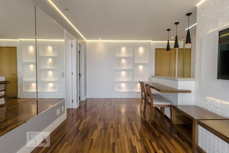 Sala de apartamento para alugar com 1 quarto, 50m² em Empresarial 18 do Forte, Barueri