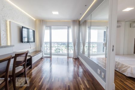 Sala de apartamento para alugar com 1 quarto, 50m² em Empresarial 18 do Forte, Barueri