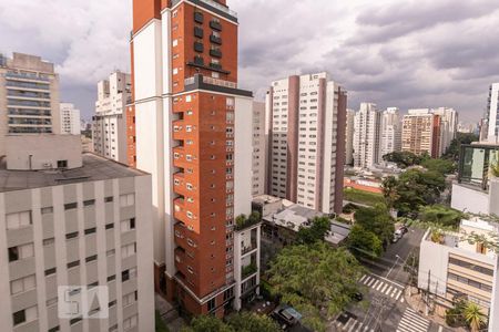 Vista da Sala de apartamento à venda com 1 quarto, 60m² em Itaim Bibi, São Paulo