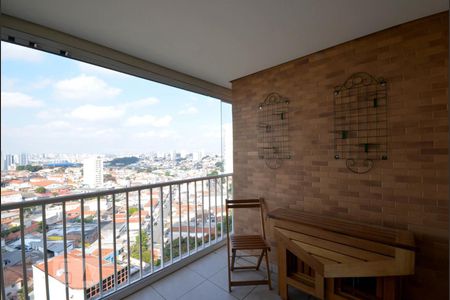 Varanda da Sala de apartamento para alugar com 2 quartos, 64m² em Vila Brasilio Machado, São Paulo