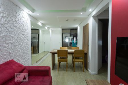 Detalhe Sala de apartamento para alugar com 2 quartos, 53m² em Demarchi, São Bernardo do Campo