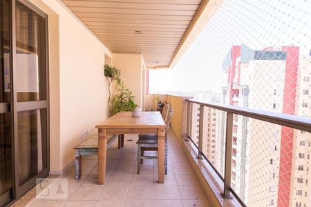 Varanda da Sala de apartamento para alugar com 3 quartos, 147m² em Parque Residencial Aquarius, São José dos Campos