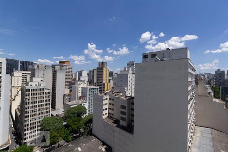 Vista da Varanda de apartamento à venda com 1 quarto, 36m² em Santa Efigênia, São Paulo