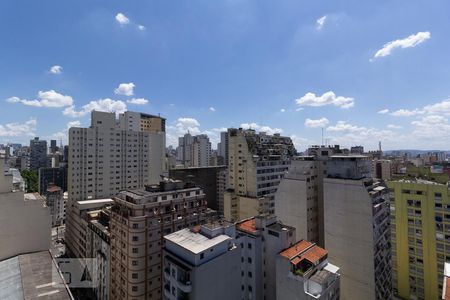 Vista da Varanda de apartamento à venda com 1 quarto, 36m² em Santa Efigênia, São Paulo