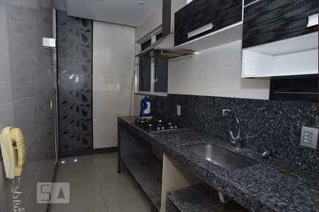 Cozinha de apartamento à venda com 2 quartos, 62m² em Curicica, Rio de Janeiro