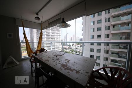 Varanda Gourmet de apartamento para alugar com 1 quarto, 70m² em Vila Gertrudes, São Paulo