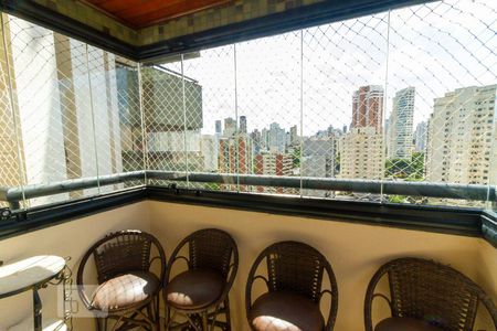 Varanda da Sala de apartamento para alugar com 3 quartos, 120m² em Jardim Vila Mariana, São Paulo