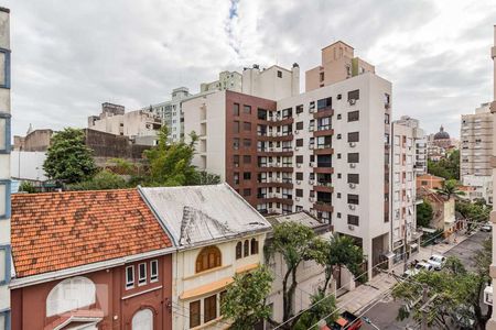 Vista da Sala de kitnet/studio para alugar com 1 quarto, 35m² em Centro Histórico, Porto Alegre