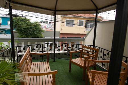 Varanda da Sala de casa à venda com 3 quartos, 142m² em Vila Oratório, São Paulo