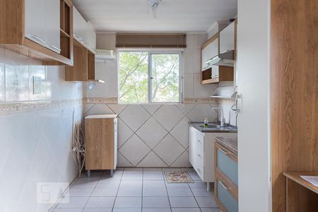 Cozinha de apartamento à venda com 2 quartos, 40m² em Estância Velha, Canoas