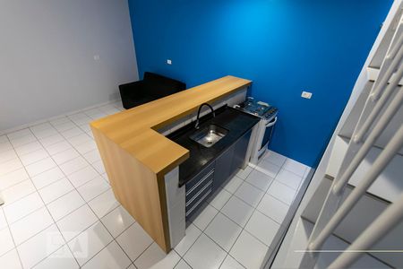 1o. Andar - Cozinha de apartamento para alugar com 1 quarto, 50m² em Vila São José, São Paulo