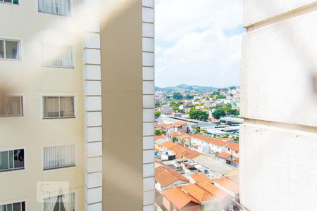 Vista da Sala de apartamento à venda com 2 quartos, 58m² em Vila Homero Thon, Santo André