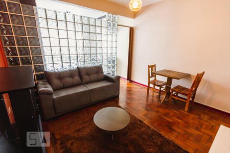 Sala de apartamento para alugar com 1 quarto, 38m² em Santa Cecília, São Paulo