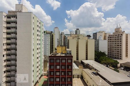 Quarto Vista de apartamento à venda com 1 quarto, 38m² em Santa Cecília, São Paulo