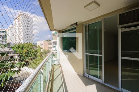 Varanda da Sala de apartamento para alugar com 2 quartos, 73m² em Jacarepaguá, Rio de Janeiro