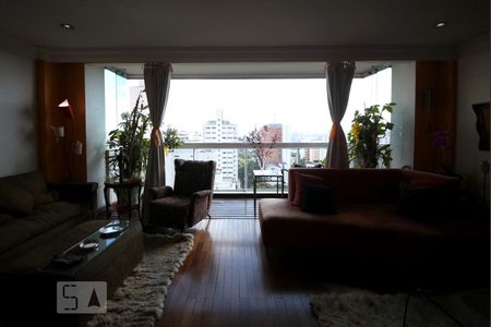 Sala de apartamento para alugar com 4 quartos, 210m² em Campo Belo, São Paulo