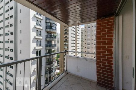 Varanda de apartamento para alugar com 1 quarto, 43m² em Indianópolis, São Paulo