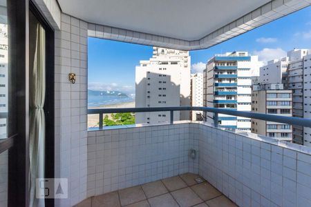 Varanda de apartamento para alugar com 1 quarto, 43m² em Boqueirão, Santos