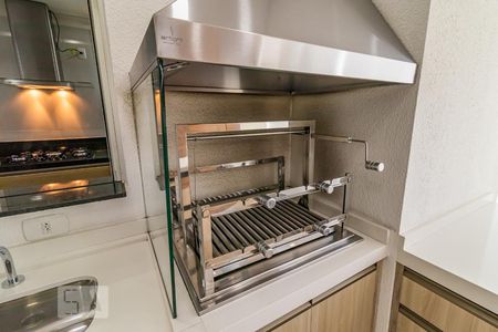 Detalhe da Varanda Gourmet de apartamento para alugar com 3 quartos, 123m² em Tamboré, Santana de Parnaíba