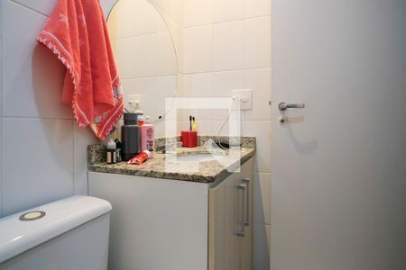 Banheiro da suíte de apartamento à venda com 3 quartos, 62m² em Campestre, São Caetano do Sul