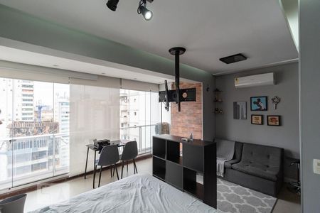 Studio de kitnet/studio para alugar com 1 quarto, 34m² em Brooklin Paulista, São Paulo